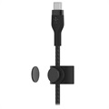 Belkin BoostCharge Pro Flex USB-C / USB-C Kabel 60W - 3m - Svart
