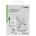 Belkin Soundform Freedom True Trådløse Hodetelefoner - Hvit