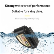 Bengguo skivebremselås med 110dB alarm for sykkel og motorsykkel - svart