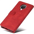 Bi-Color Series Nokia G10/G20 Lommebok-deksel - Rød