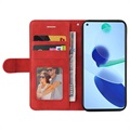 Bi-Color Series Xiaomi Mi 11 Lite 5G Lommebok-deksel - Rød