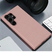 Samsung Galaxy S26 Ultra Biologisk Nedbrytbart Deksel - Rosa