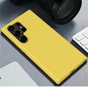 Samsung Galaxy S26 Ultra Biologisk Nedbrytbart Deksel - Gul