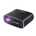 BlitzWolf BW-V4 1080p LED-projektor med WiFi og Bluetooth - svart