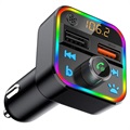 Bluetooth FM-sender / Hurtigbillader BT22 med 2x USB - Svart