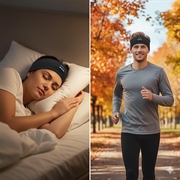 Bluetooth-hodebånd Trådløse hodetelefoner for musikksøvn Hodetelefoner Sleep Earbud HD-stereohøyttaler for søvn, trening, jogging, yoga