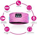 Trådløst Bluetooth-hodebånd for musikk og søvn Hodetelefoner med HD-stereohøyttaler for søvn, trening, jogging og yoga - Rose