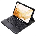 Samsung Galaxy Tab S8+ Etui med Bluetooth Tastatur - Roségull