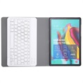 Samsung Galaxy Tab S6 Lite 2020/2022 Etui med Bluetooth-tastatur - Gull