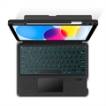 iPad 2022/2025 Etui med Bluetooth-tastatur - Svart