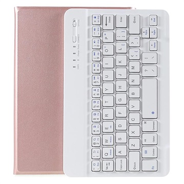 iPad Mini (2021) Etui med Bluetooth-tastatur (Åpen Emballasje - Tilfredsstillende) - Roségull