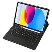 iPad 2022/2025 Etui med Bluetooth-tastatur - Mørkeblå