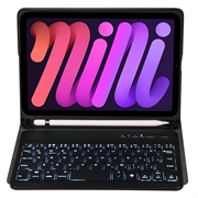 iPad Mini 2021/2024 Bluetooth-tastaturveske - svart