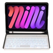 iPad Mini 2021/2024 Bluetooth-tastaturveske - Rosa
