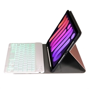 iPad Mini 2021/2024 Bluetooth-tastaturveske - Rosa