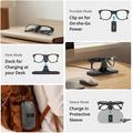 BoboVR CG2 3-i-1-ladestasjon for Meta Ray-Ban Smart Glasses - svart