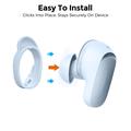 Bose QuietComfort Ultra/Ultra 2 Ahastyle WG197 silikonørepropper - himmelblå