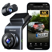 Botslab G300H Plus dashbord-/bakkamera - 4K, Wi-Fi, GPS, 2.4" LCD - grå