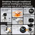 Bowai OBC8 AI-styrt snakkende lekerobot med LED-ansikt - hvit
