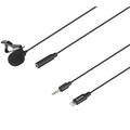 Boya BY-M2 Digital Lavalier Clip-On-mikrofon - Lightning - Svart