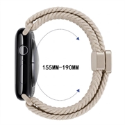 Apple Watch Flettet nylonrem med magnetlås - 49mm/46mm/45mm/44mm - Stjernelys