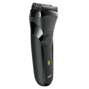Braun Series 3 300s barbermaskin og trimmer med folie - svart