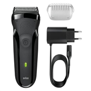 Braun Series 3 300s barbermaskin og trimmer med folie - svart