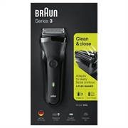 Braun Series 3 300s barbermaskin og trimmer med folie - svart
