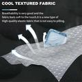 Pustende sitteunderlag med 3D-ventilasjon - svart