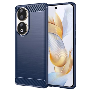 Honor 90 Børstet TPU Deksel - Karbonfiber
