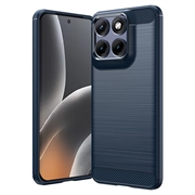 Motorola Edge 70 Fusion/70 Fusion+ Børstet TPU-deksel - karbonfiber