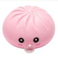 Dumpling squishy antistress-leke som blåser bobler, med dampkurv - rosa