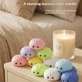 Dumpling squishy antistress-leke som blåser bobler, med dampkurv - Lilla