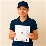 AirGuard Boblekonvolutt E5 - 220x265mm - 200 stk. - Hvit