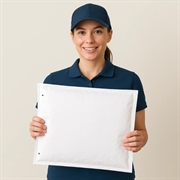 Boblekonvolutt K10 - 345x455mm - 50 stk - Hvit