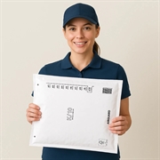 AirGuard Boblekonvolutt K10 - 345x455mm - 50 stk - Hvit