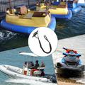Bungee Dock-fortøyningstau med skumflottør for båter - 1.2m til 1.68m