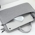 Laptopveske til forretningsbruk med helt åpen design - 15.6" - grå