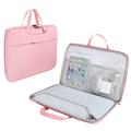 Laptopveske til forretningsbruk med helt åpen design - 15.6" - rosa