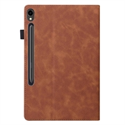 Samsung Galaxy Tab S11/S10 Lite/S10 FE/S9 FE/S9/S8/S7 Business Style Folio-etui - Brun