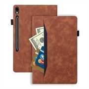 Samsung Galaxy Tab S11 Ultra Business Style Folio-etui - Brun
