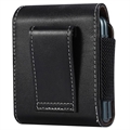 Samsung Galaxy Z Flip3 5G/Motorola Razr 5G Business Style Vertikalt Belteveske - Svart