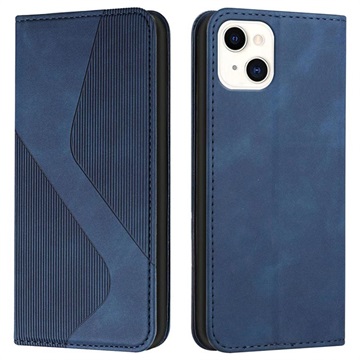 Business Style iPhone 13 Lommebok-deksel - Blå