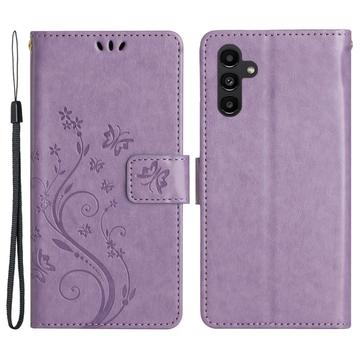 Samsung Galaxy A54 5G Butterfly Series Lommebok-deksel - Violet
