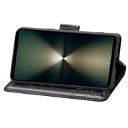 Sony Xperia 1 VI Butterfly Series Lommebok-deksel - Svart