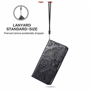 Sony Xperia 1 VI Butterfly Series Lommebok-deksel - Svart