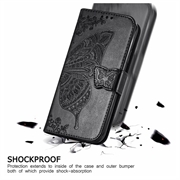 Sony Xperia 1 VI Butterfly Series Lommebok-deksel - Svart