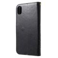 Butterfly Series iPhone XR Lommebok-deksel - Svart