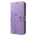 Butterfly Series iPhone XS Max Lommebok-deksel - Violet