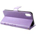 Butterfly Series iPhone XS Max Lommebok-deksel - Violet